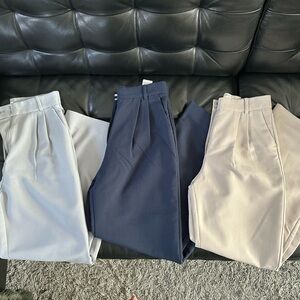Abercrombie & Fitch Light Gray Trousers